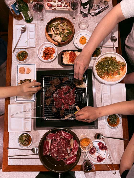 우일숯불주물럭 매장 분위기