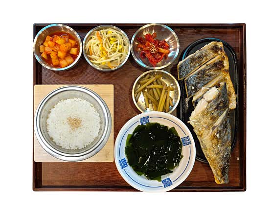 삼치구이 솥밥 한상 메뉴 사진(네이버)