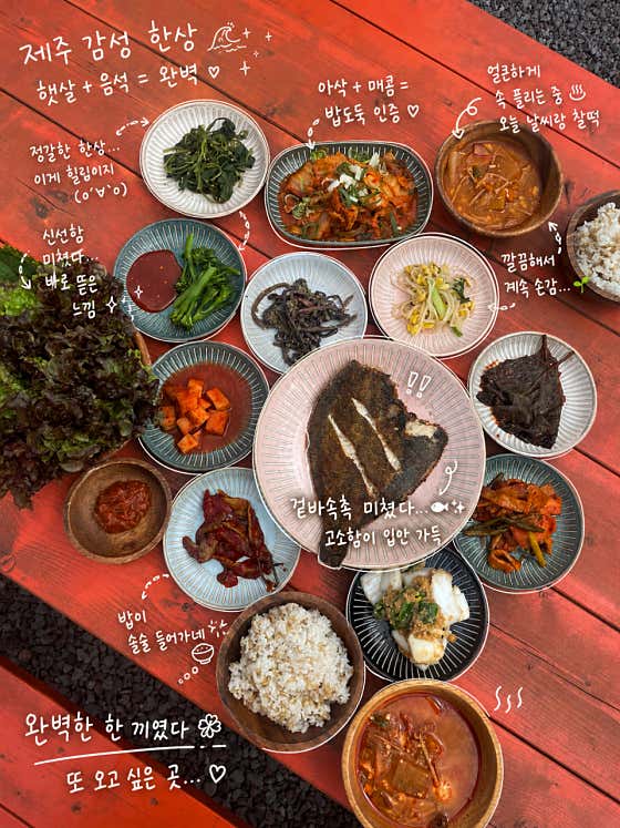 마씸정식(점심특선) / 매일바뀜 메뉴 사진(네이버)