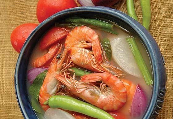 새우 시네강 메뉴 사진(네이버)