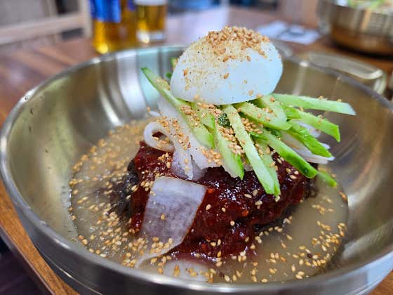 비빔냉면 메뉴 사진(네이버)
