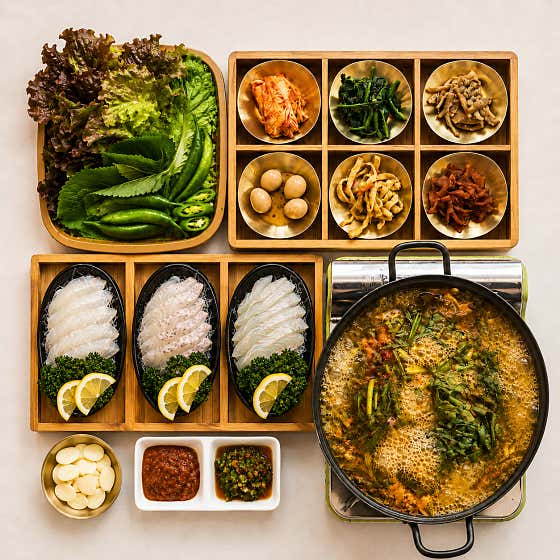 회백반 메뉴 사진(네이버)