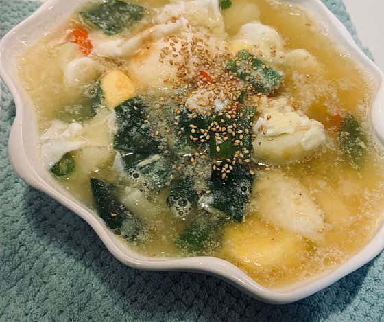 계란감자국 메뉴 사진(네이버)