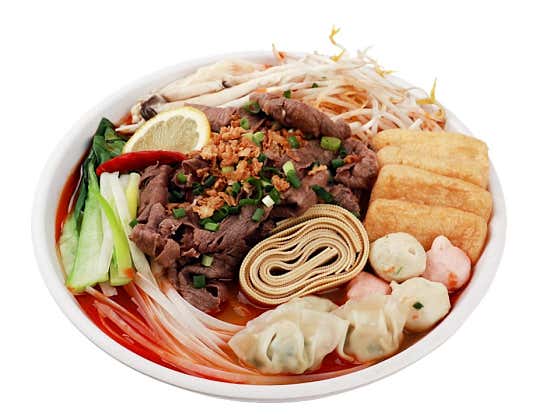 샤브쌀국수(마라맛) 메뉴 사진(네이버)