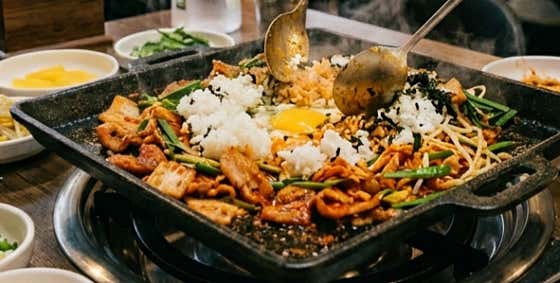 셀프볶음밥 메뉴 사진(네이버)