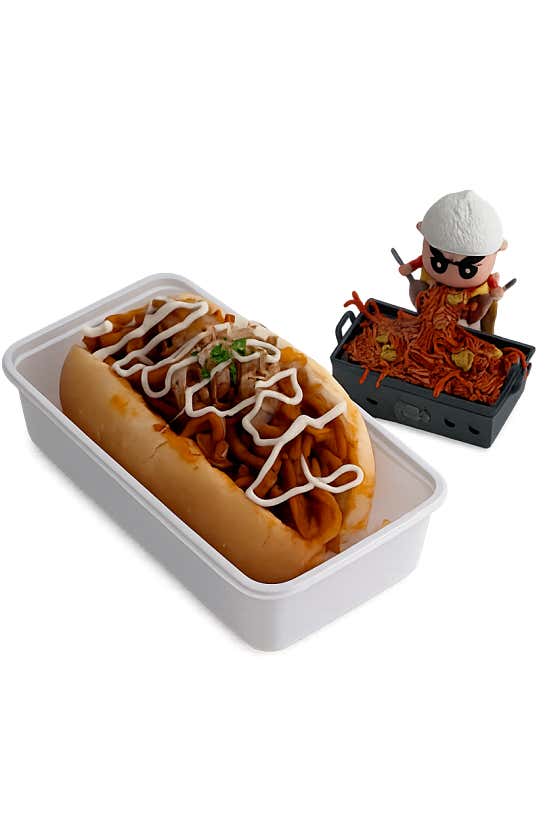 🔥불닭야끼소바빵 메뉴 사진(네이버)