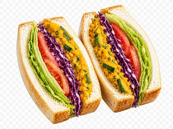 단호박 샌드위치 메뉴 사진(네이버)