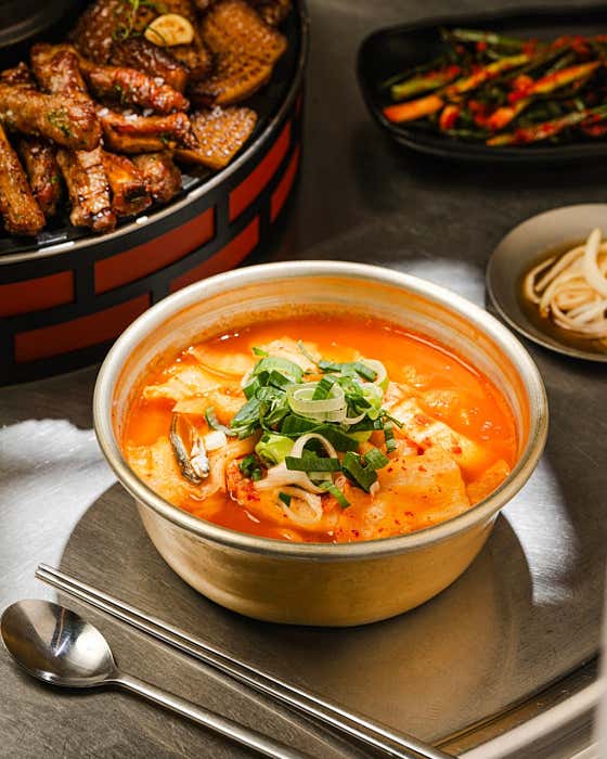 김치손수제비 메뉴 사진(네이버)