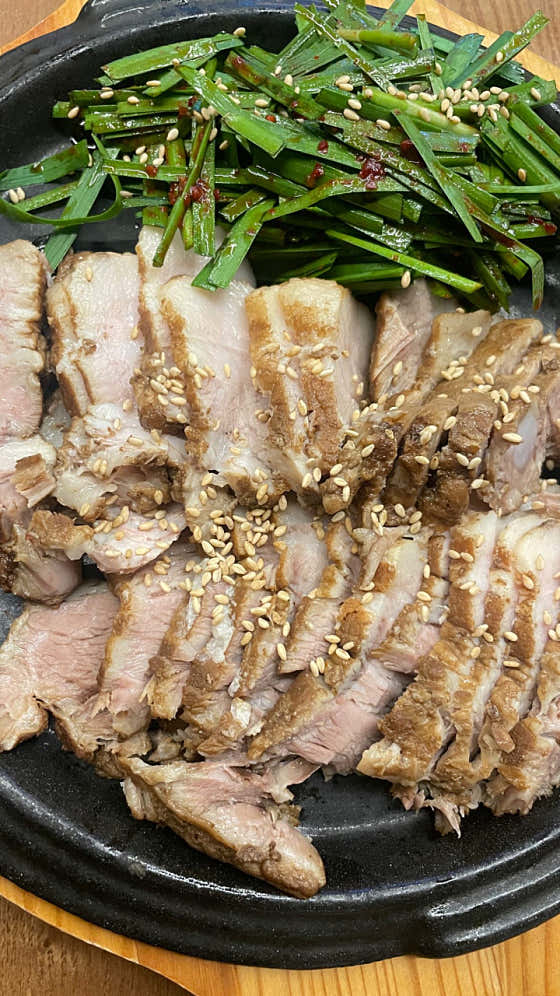 돌판 보쌈 메뉴 사진(네이버)