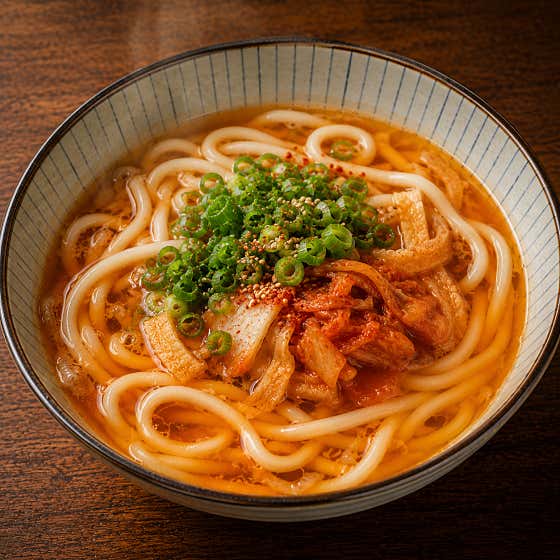 김치 우동 메뉴 사진(네이버)