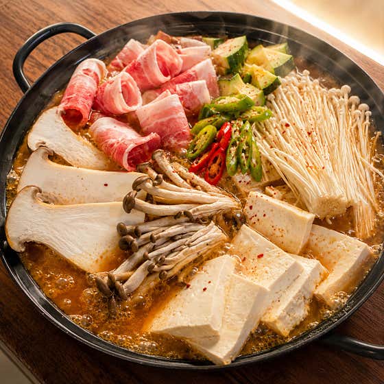 광성슈퍼 된장 전골 메뉴 사진(네이버)