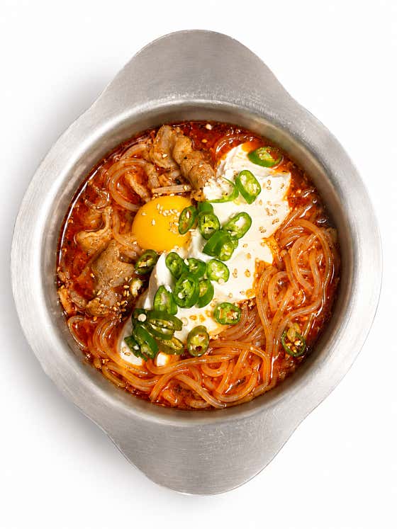 순두부쫄면 메뉴 사진(네이버)