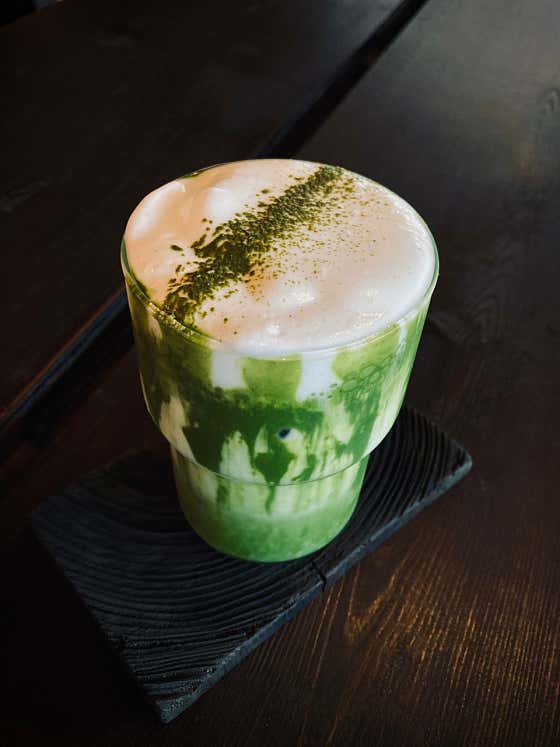 말차라떼 메뉴 사진(네이버)