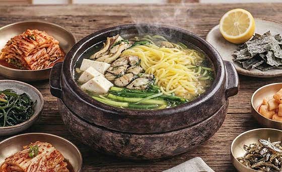 매생이굴생면 메뉴 사진(네이버)