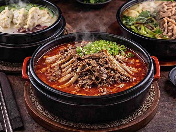 버섯소고기 국밥 메뉴 사진(네이버)