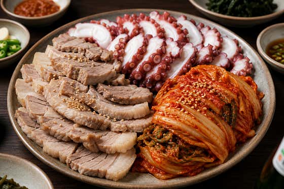 가브리문어삼합 메뉴 사진(네이버)