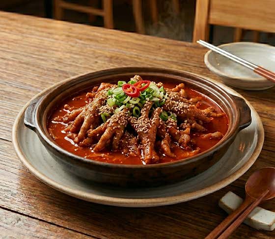 국물닭발 메뉴 사진(네이버)