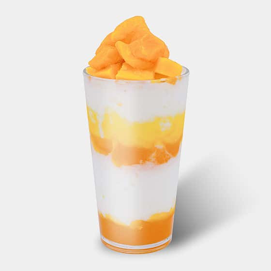 애플망고 컵빙수 메뉴 사진(네이버)