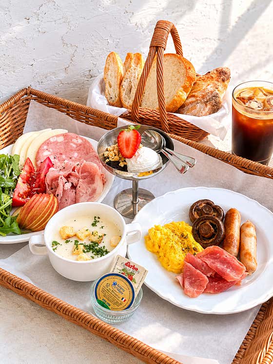 웨더 모닝 바스켓 메뉴 사진(네이버)