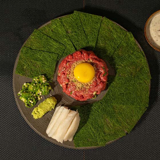 감태육회 메뉴 사진(네이버)