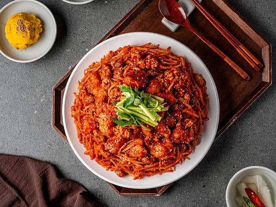 1인순살아구찜(공기밥포함) 메뉴 사진(네이버)