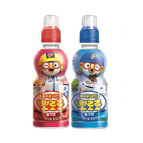 뽀로로음료 메뉴 사진(네이버)