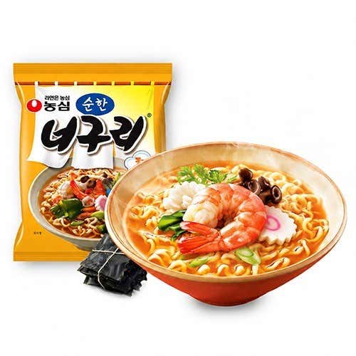 너굴새우라면 메뉴 사진(네이버)