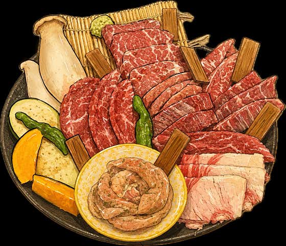 담소 야끼니꾸 2인SET (380g) 메뉴 사진(네이버)