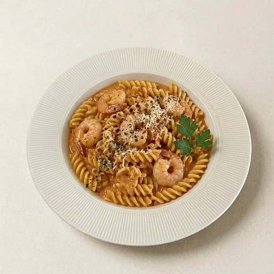 로제쉬림프푸실리파스타 메뉴 사진(네이버)
