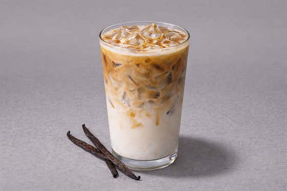 바닐라라떼 메뉴 사진(네이버)