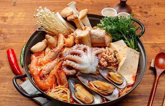 동태 해물 전골 메뉴 사진(네이버)