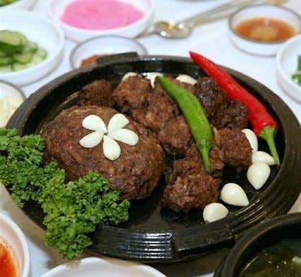 떡갈비정식 메뉴 사진(네이버)