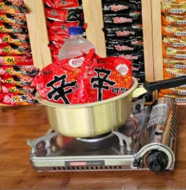 ★즉석 냄비라면 (SELP) 메뉴 사진(네이버)