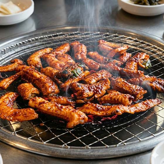 산꼼장어 양념구이(200g) 메뉴 사진(네이버)