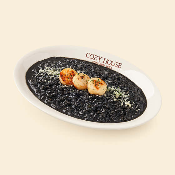 관자 먹물 리조또 메뉴 사진(네이버)