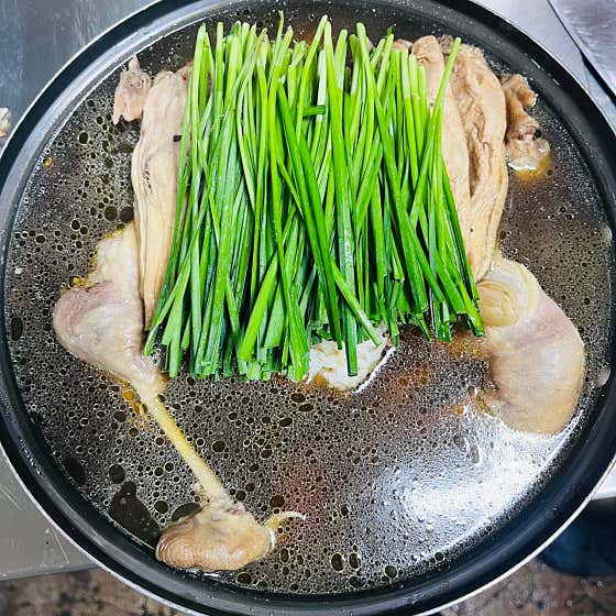 한방토종닭백숙 메뉴 사진(네이버)