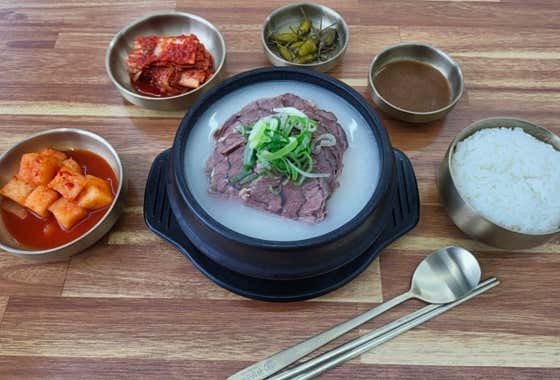 가마솥 곰탕 메뉴 사진(네이버)