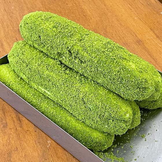 말차 생크림롤 메뉴 사진(네이버)