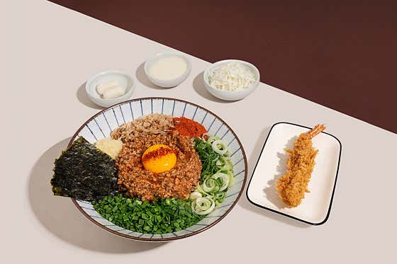 (특)카라이(辛)마제동+에비텐 메뉴 사진(네이버)