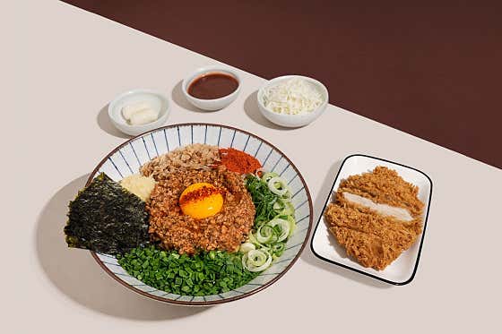 (특)카라이(辛)마제동+돈카츠 메뉴 사진(네이버)