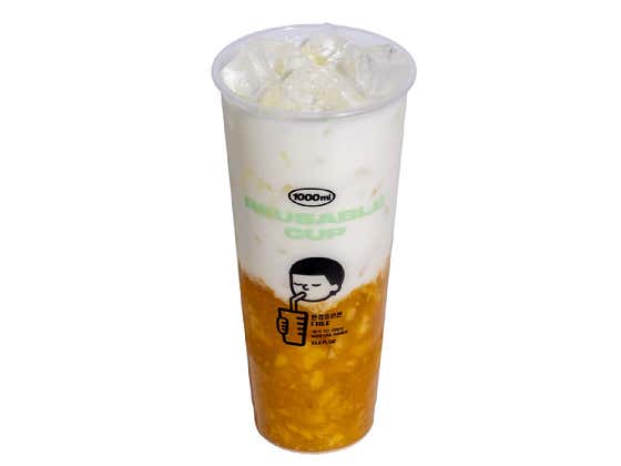 망고 라떼 메뉴 사진(네이버)