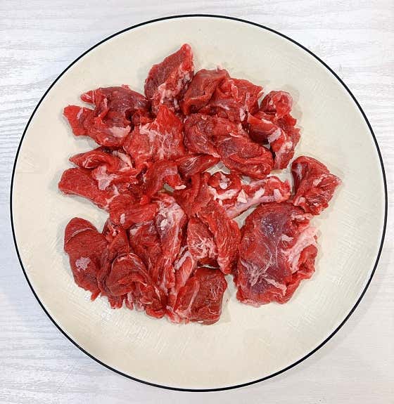 국내산 흑염소 소금구이(120g) 메뉴 사진(네이버)