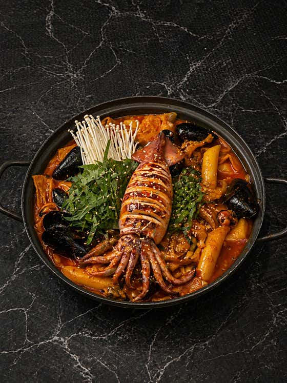 매콤해물떢볶이 메뉴 사진(네이버)