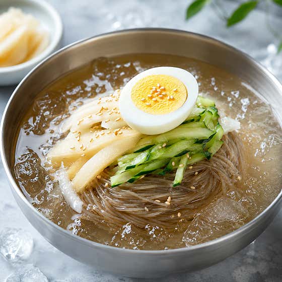 물냉명 메뉴 사진(네이버)