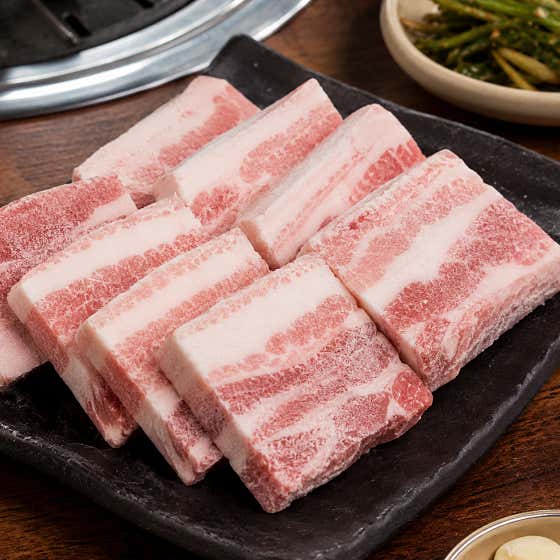 냉동삼겹살(180g) 메뉴 사진(네이버)