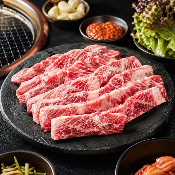 등심덧살180g 메뉴 사진(네이버)