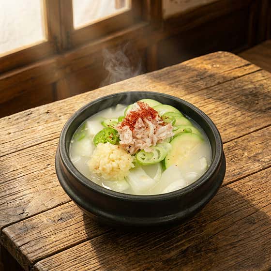 새우젓호박찌개 메뉴 사진(네이버)