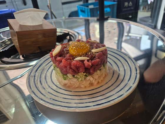 육회 (150g) 메뉴 사진(네이버)