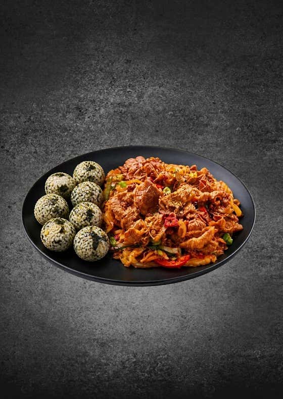 오돌뼈볶음&주먹밥 메뉴 사진(네이버)