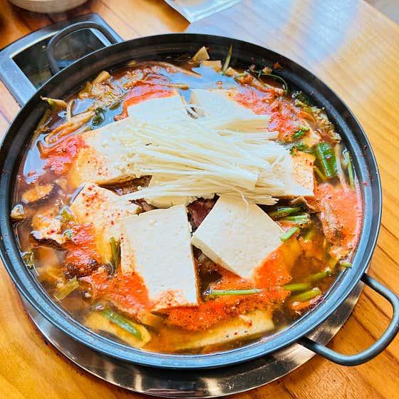 버섯두부전골 (2~3인) 메뉴 사진(네이버)